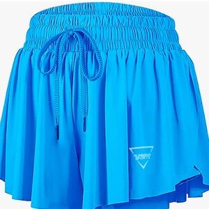 Amazon blue shorts. Size small. Missing the string a pictured.